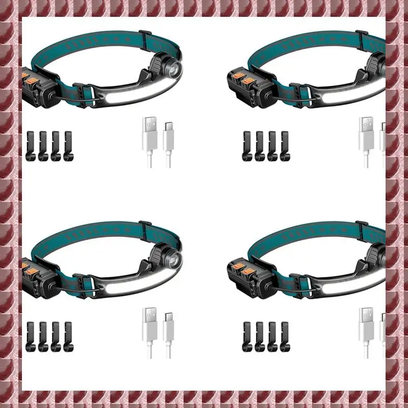 Светодиодный налобный фонарь A95G, перезаряжаемый, налобный фонарь 1000 люмен с датчиком движения, с 16 зажимами для шлема для кемпинга, пешего туризма
Светодиодный налобный фонарь A95G, перезаряжаемый, налобный фонарь 1000 люмен с датчиком движения, с 16 зажимами для шлема для кемпинга, пешего туризма