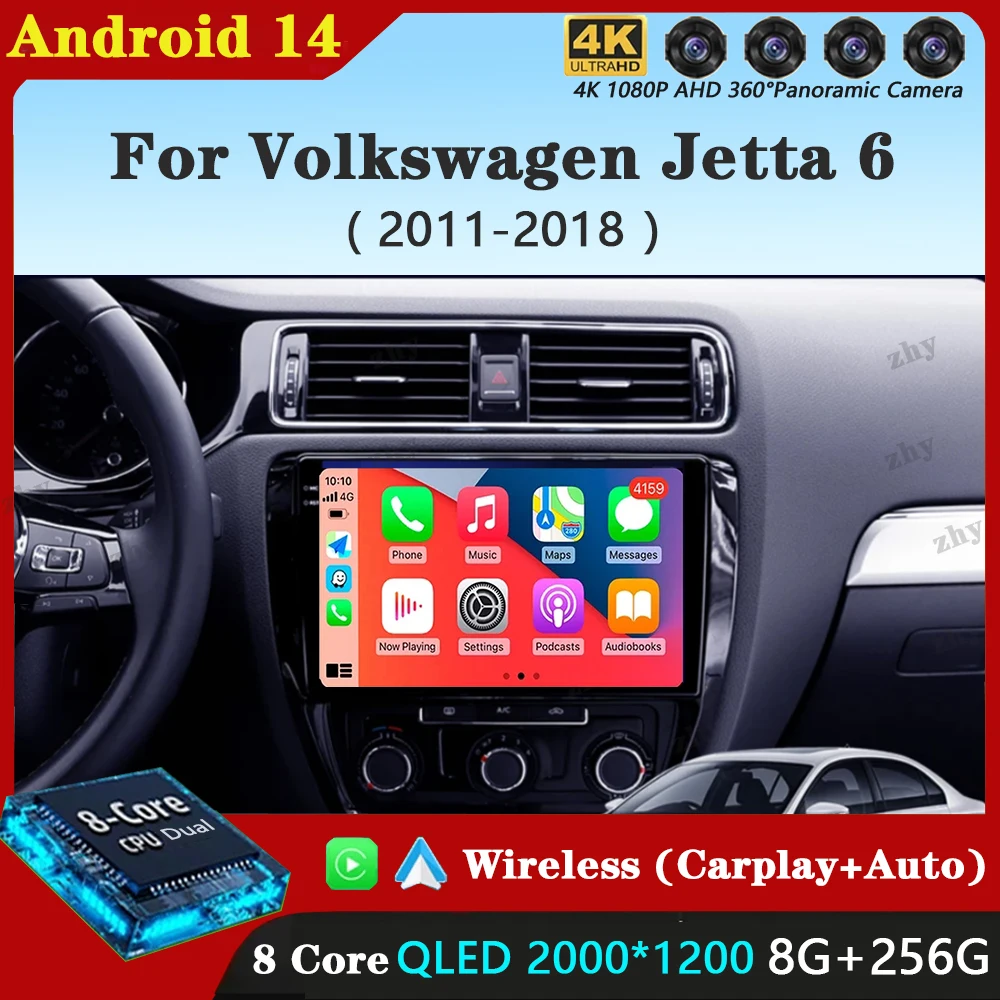 Автомобильный радиоприемник на android 14 для Volkswagen VW Sagitar Jetta 6 Bora 2011-2018, GPS-навигация, мультимедийный плеер, стерео, Wi-Fi + 4G Carplay BT
Автомобильный радиоприемник на android 14 для Volkswagen VW Sagitar Jetta 6 Bora 2011-2018, GPS-навигация, мультимедийный плеер, стерео, Wi-Fi + 4G Carplay BT