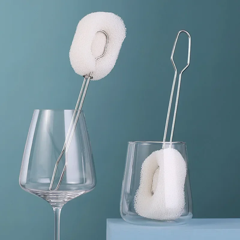Sponge Cup Brush Long Handle Cup Scrubber Glass Cleaner Drink Wineglass Bottle Glass Cup Cleaning Brush Kitchen Cleaning Tools
Sponge Cup Brush Long Handle Cup Scrubber Glass Cleaner Drink Wineglass Bottle Glass Cup Cleaning Brush Kitchen Cleaning Tools