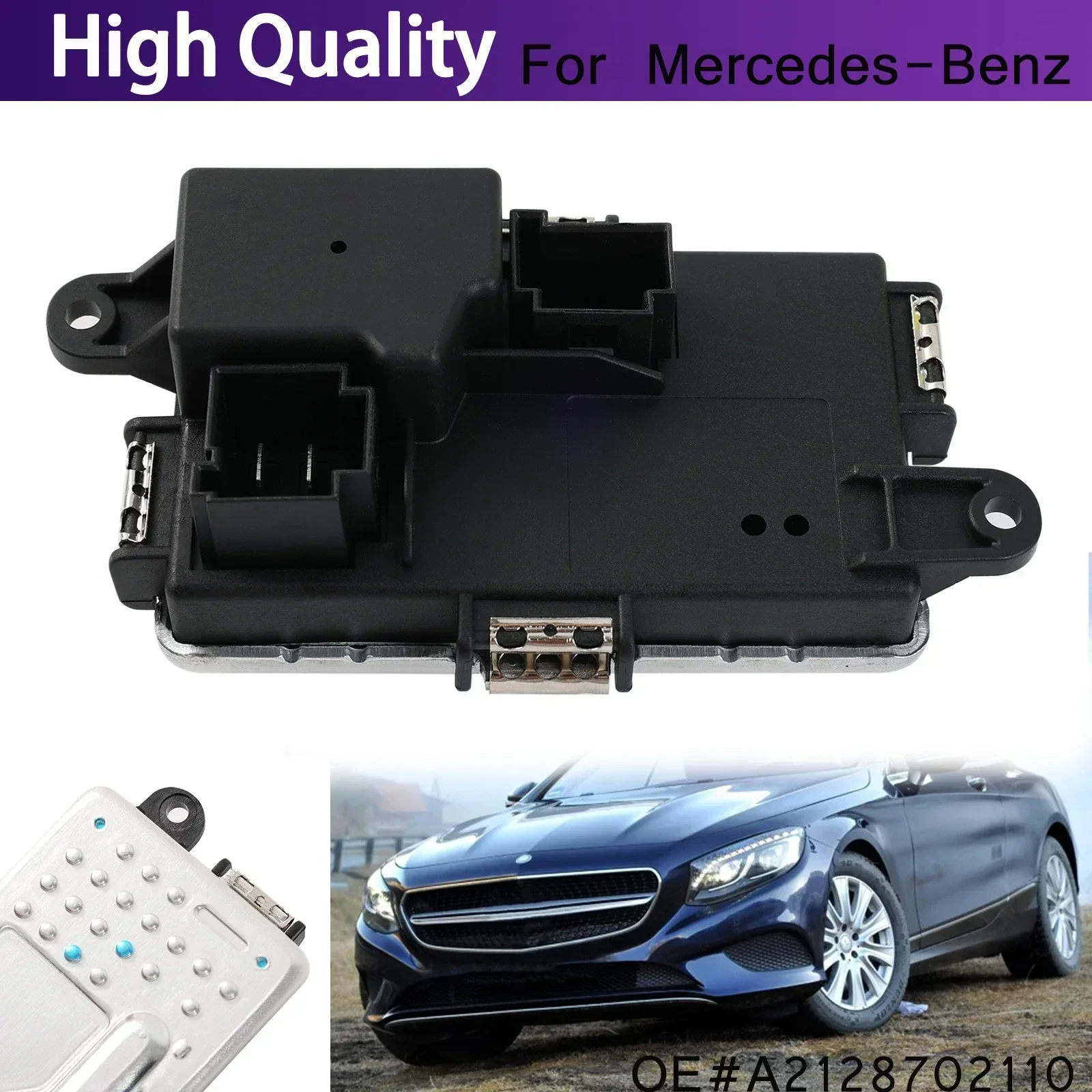 Heater Blower Resistor For Mercedes-Benz C-Class W204 S204 CLS C218 X218 E-Class W212 A207 S212 973-107 A2128702110 RU884
Heater Blower Resistor For Mercedes-Benz C-Class W204 S204 CLS C218 X218 E-Class W212 A207 S212 973-107 A2128702110 RU884