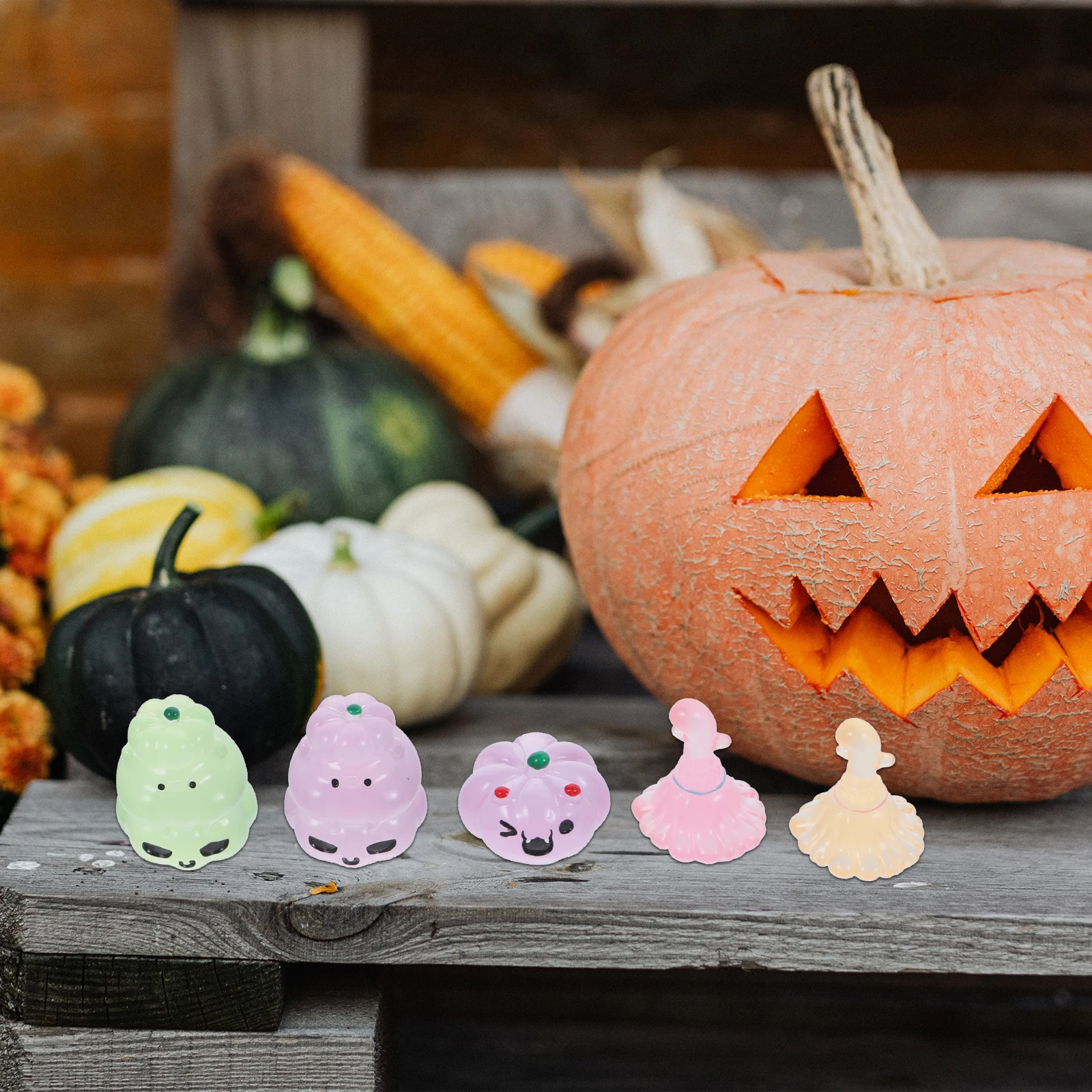 1 set Night Glow Halloween Resin Miniatures Each Witch Broom Hat Ghost Pumpkin Pig Stack Red Ear Party Home DIY Decor
1 set Night Glow Halloween Resin Miniatures Each Witch Broom Hat Ghost Pumpkin Pig Stack Red Ear Party Home DIY Decor