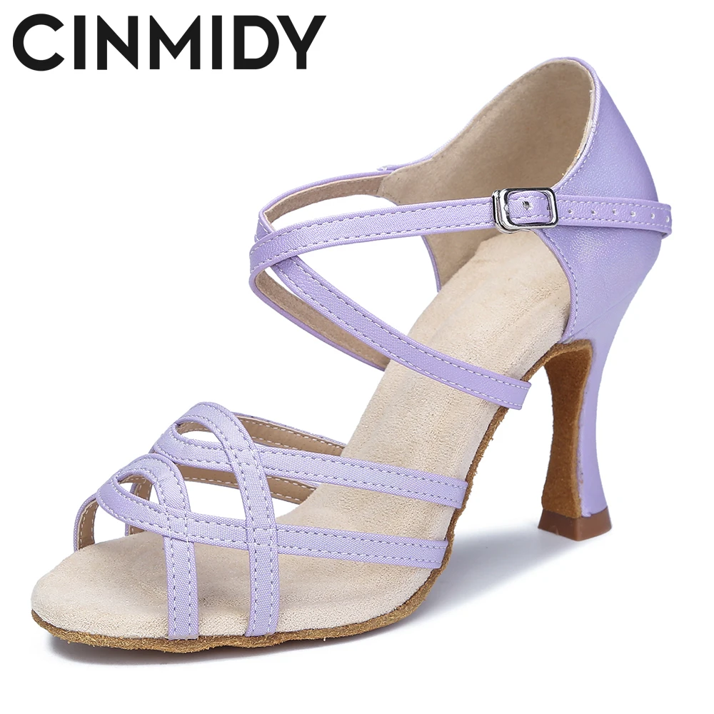 CINMIDY New Dance Shoes Soft Sole Purple Latin Dance Shoes Women Tango Shoes For Girls Salsa Party Shoes Indoor Women's Sandals
CINMIDY New Dance Shoes Soft Sole Purple Latin Dance Shoes Women Tango Shoes For Girls Salsa Party Shoes Indoor Women's Sandals