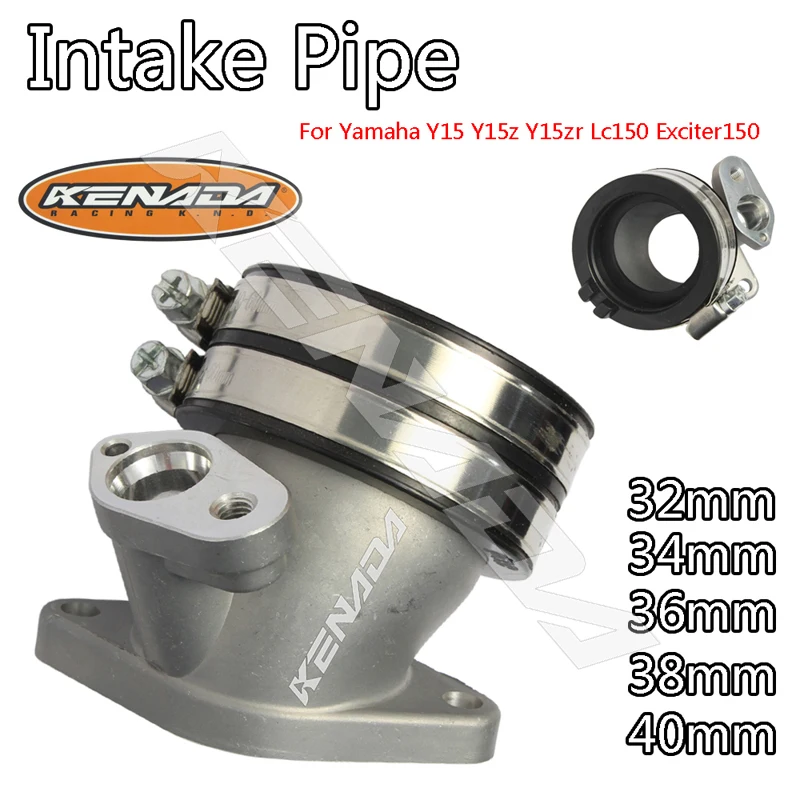 KENADA RACING Throttle Body Manifold Intake Pipe 32/34/36/38/40MM Y15/Y15Z/Y15ZR LC150 EXCITER150 High Performance Motorcycle
KENADA RACING Throttle Body Manifold Intake Pipe 32/34/36/38/40MM Y15/Y15Z/Y15ZR LC150 EXCITER150 High Performance Motorcycle
