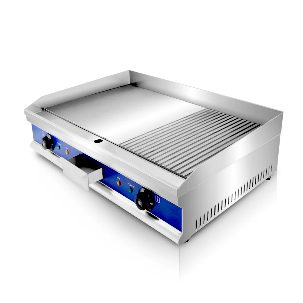 High Quality Countertop Grills Electric Teppanyaki Grill Commercial Stainless Steel Flat Plate Electric Griddle & Grill
High Quality Countertop Grills Electric Teppanyaki Grill Commercial Stainless Steel Flat Plate Electric Griddle & Grill