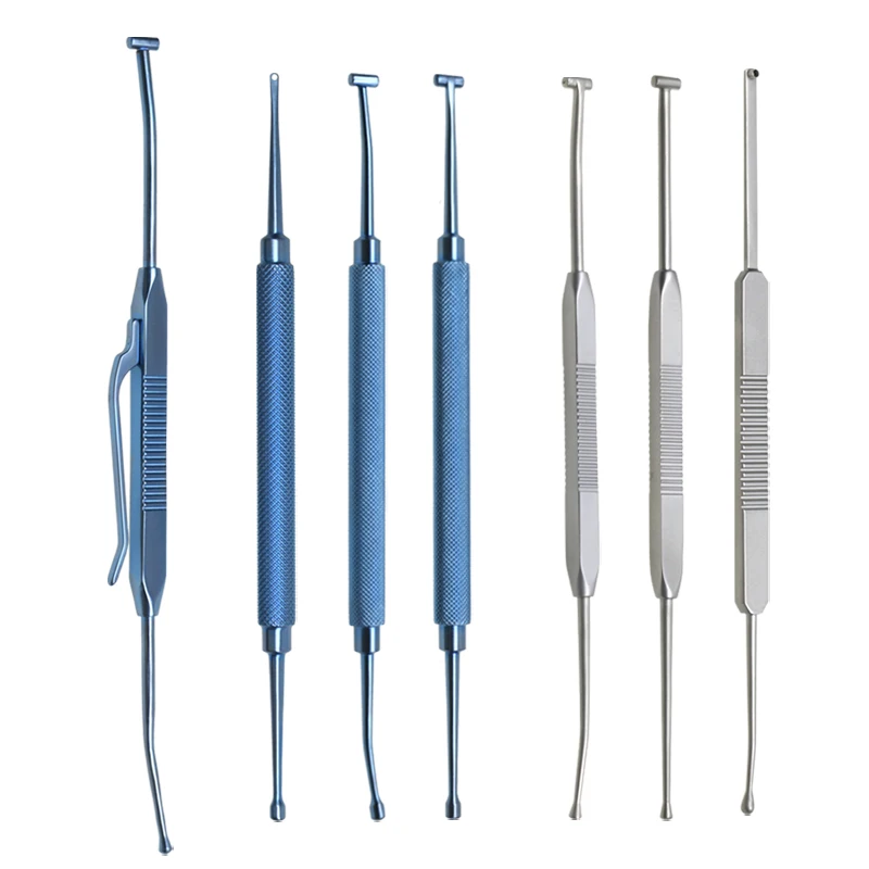 Eyelid Scleral Depressor Double Head Stainless Steel Titanium Optional Ophthalmic Microsurgical Instrument
Eyelid Scleral Depressor Double Head Stainless Steel Titanium Optional Ophthalmic Microsurgical Instrument