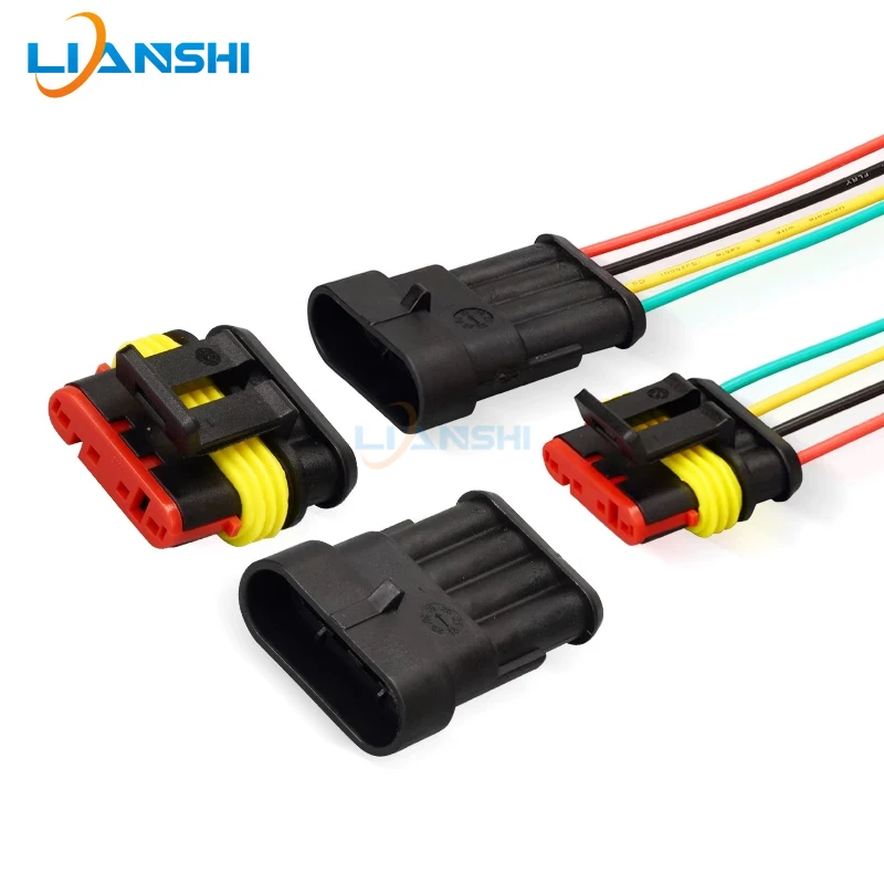 5set 282106-1/282088-1 Automotive waterproof connector 4pinAMP type Xenon lamp HID converter plug
5set 282106-1/282088-1 Automotive waterproof connector 4pinAMP type Xenon lamp HID converter plug