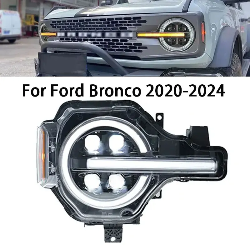 Светодиодный фары для Ford Bronco 2020-2024 Запуск анимации последовательный индикатор передние лампы в сборе
Светодиодный фары для Ford Bronco 2020-2024 Запуск анимации последовательный индикатор передние лампы в сборе