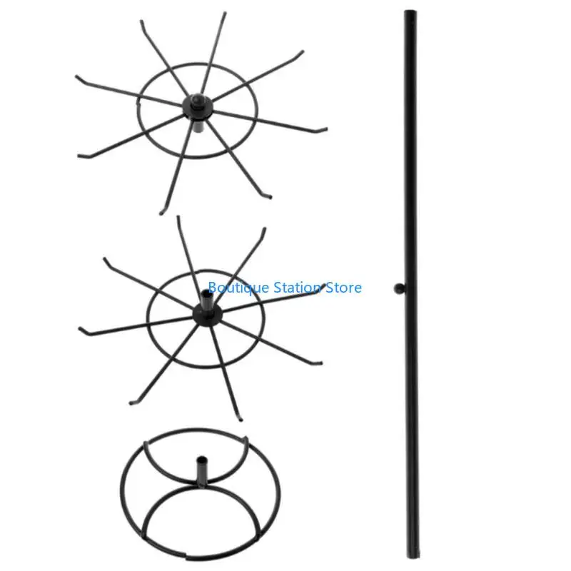 Y55F Rotating Iron 2-Tier Revolving Stand Rack Jewelry Display Hanger Counter Top Spinner Rack for Retail Bracelet
Y55F Rotating Iron 2-Tier Revolving Stand Rack Jewelry Display Hanger Counter Top Spinner Rack for Retail Bracelet