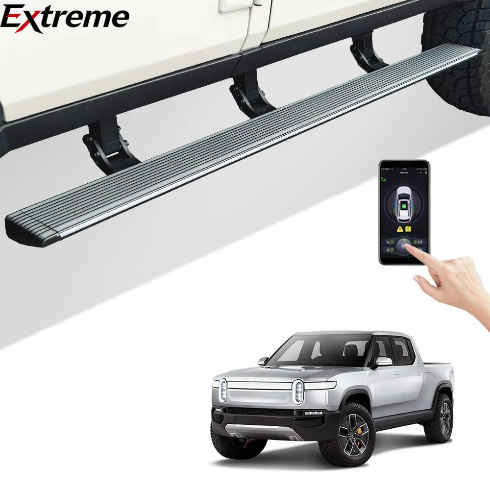 EXTREME Super Price LED Lights Car Padel SideSteps Electric Retractable Running Boards for Pivian R1t
EXTREME Super Price LED Lights Car Padel SideSteps Electric Retractable Running Boards for Pivian R1t