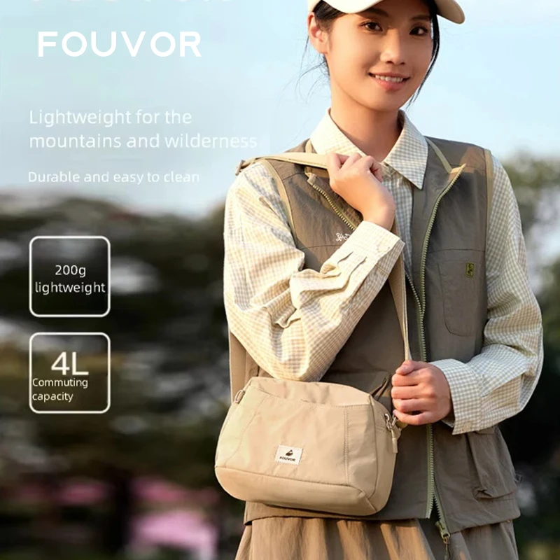 Fouvor 2026 Multi-Pocket Crossbody Bag Women Waterproof Oxford Cloth Lightweight Casual All-Match Commute Shoulder Bags 3082-12
Fouvor 2026 Multi-Pocket Crossbody Bag Women Waterproof Oxford Cloth Lightweight Casual All-Match Commute Shoulder Bags 3082-12