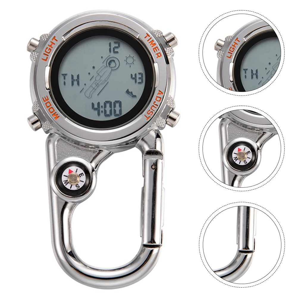 Clip Watch Climbing Camping Unisex Watches for Men Women Stylish Metal Hook Decor Backpack Outdoor Sports
Clip Watch Climbing Camping Unisex Watches for Men Women Stylish Metal Hook Decor Backpack Outdoor Sports