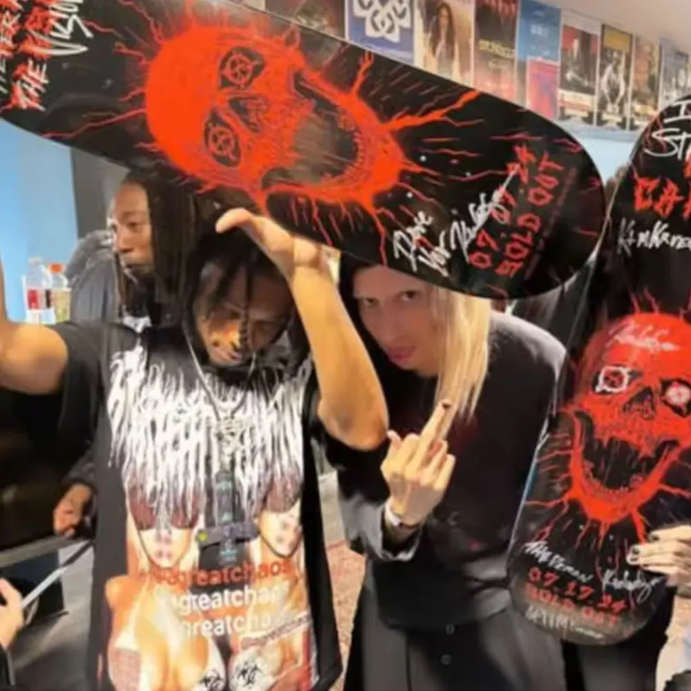 Rapper Ken Carson A Great Chaos T-shirt Playboi Carti Opium Merch T-shirts Men Women Hip Hop Oversized T Shirts Tops Streetwear
Rapper Ken Carson A Great Chaos T-shirt Playboi Carti Opium Merch T-shirts Men Women Hip Hop Oversized T Shirts Tops Streetwear