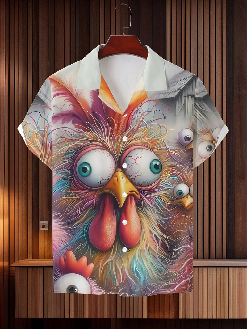 Забавная мужская рубашка с рисунком животных, быстросохнущие топы с 3D принтом и короткими рукавами, повседневная мужская одежда, летние уличные модные рубашки
Забавная мужская рубашка с рисунком животных, быстросохнущие топы с 3D принтом и короткими рукавами, повседневная мужская одежда, летние уличные модные рубашки
