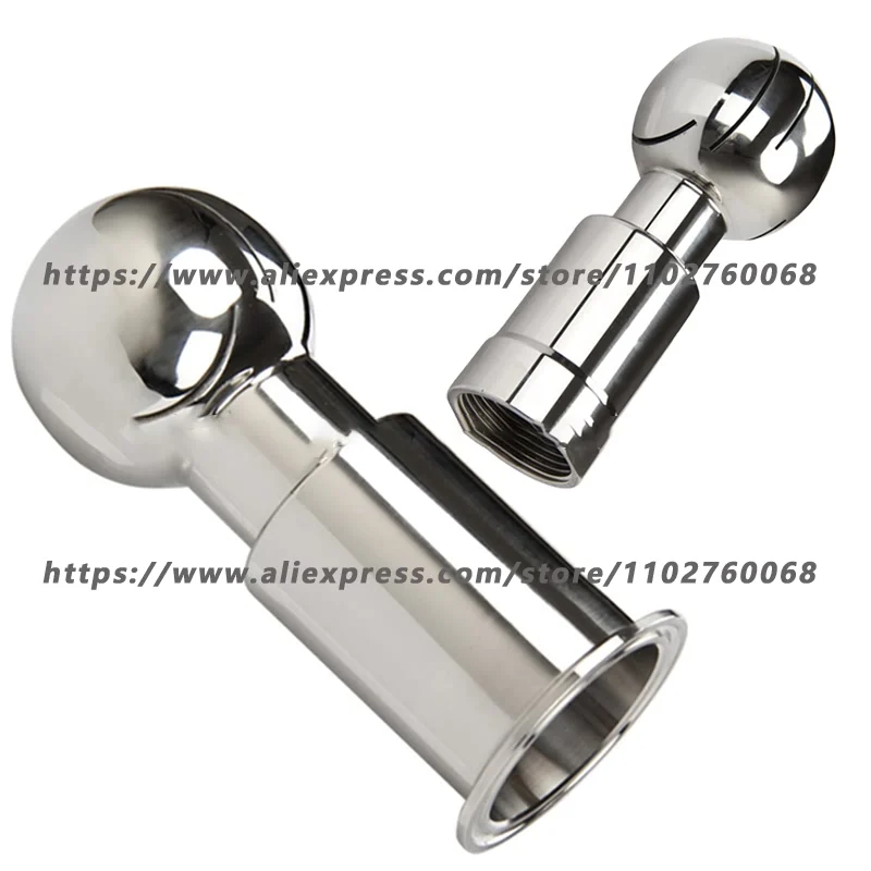 Quick Installation Diameter 50.5mm 64mm 77.5mm Rotary Spray Cleaning CIP Ball SS304 Female Thread Rotating Tank Washing Nozzle
Quick Installation Diameter 50.5mm 64mm 77.5mm Rotary Spray Cleaning CIP Ball SS304 Female Thread Rotating Tank Washing Nozzle