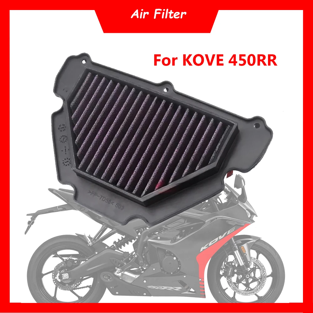 Motorcycle Replacement Engine Air Filter Cleaner High Flow Non-woven Fabric Air Intake Filter Element For KOVE 450RR 450 RR
Motorcycle Replacement Engine Air Filter Cleaner High Flow Non-woven Fabric Air Intake Filter Element For KOVE 450RR 450 RR