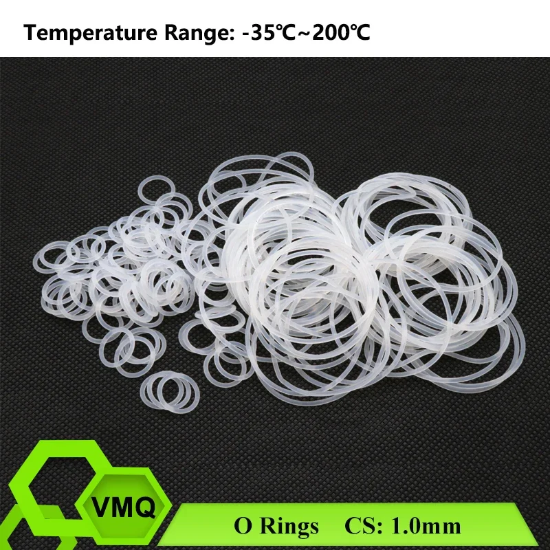 10/50Pcs White Silicone O Ring Gasket CS 1.0mm OD 3 ~ 50mm Food Grade Waterproof Washer Rubber Insulate O Shape Seal Gaskets
10/50Pcs White Silicone O Ring Gasket CS 1.0mm OD 3 ~ 50mm Food Grade Waterproof Washer Rubber Insulate O Shape Seal Gaskets