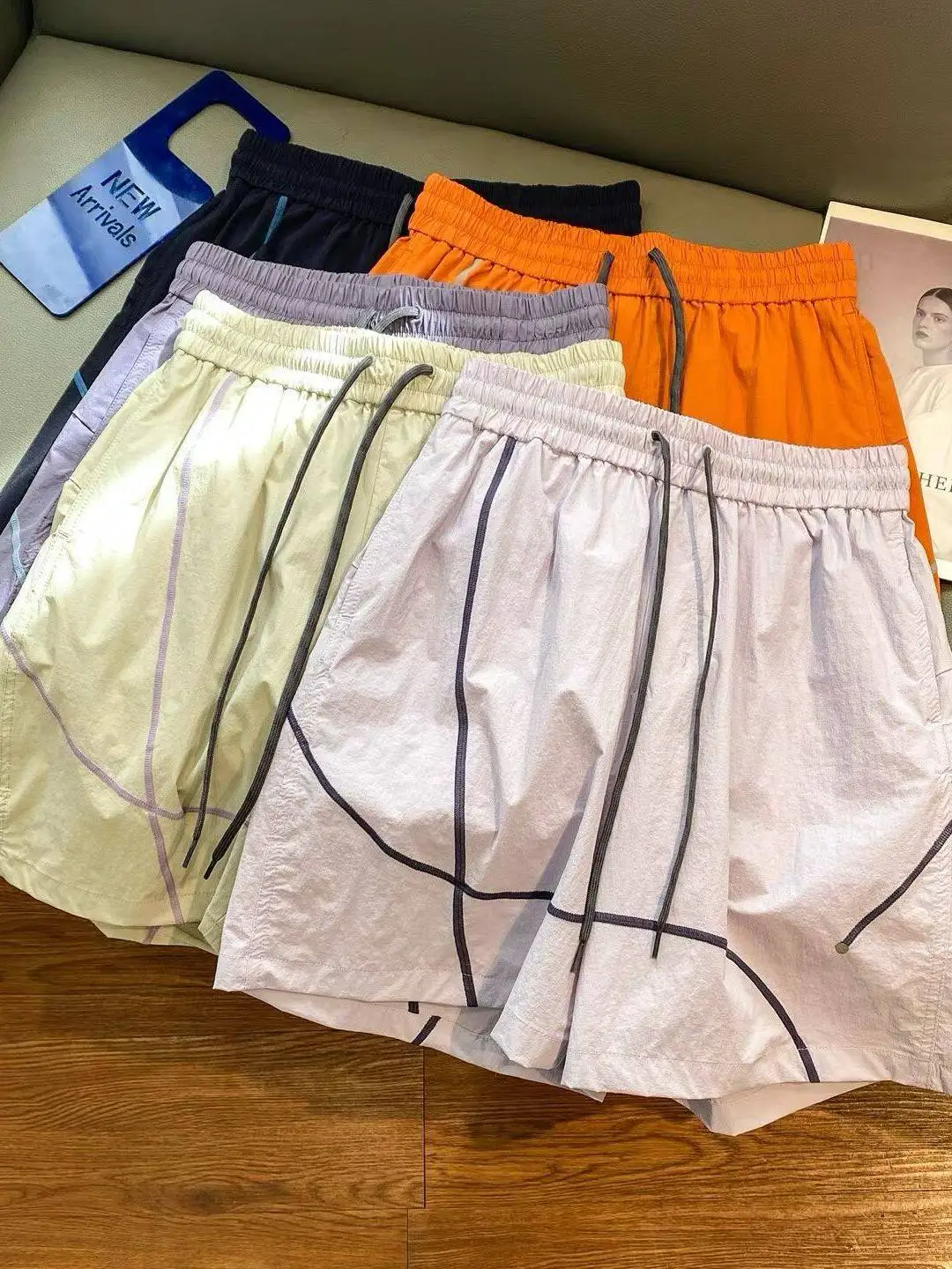 Outdoor Sports Couples Style Water Resistant Color Block HUSS Line Elastic Waist Quick Dry Casual Shorts Men's Loose Fit Summ...
Outdoor Sports Couples Style Water Resistant Color Block HUSS Line Elastic Waist Quick Dry Casual Shorts Men's Loose Fit Summ...