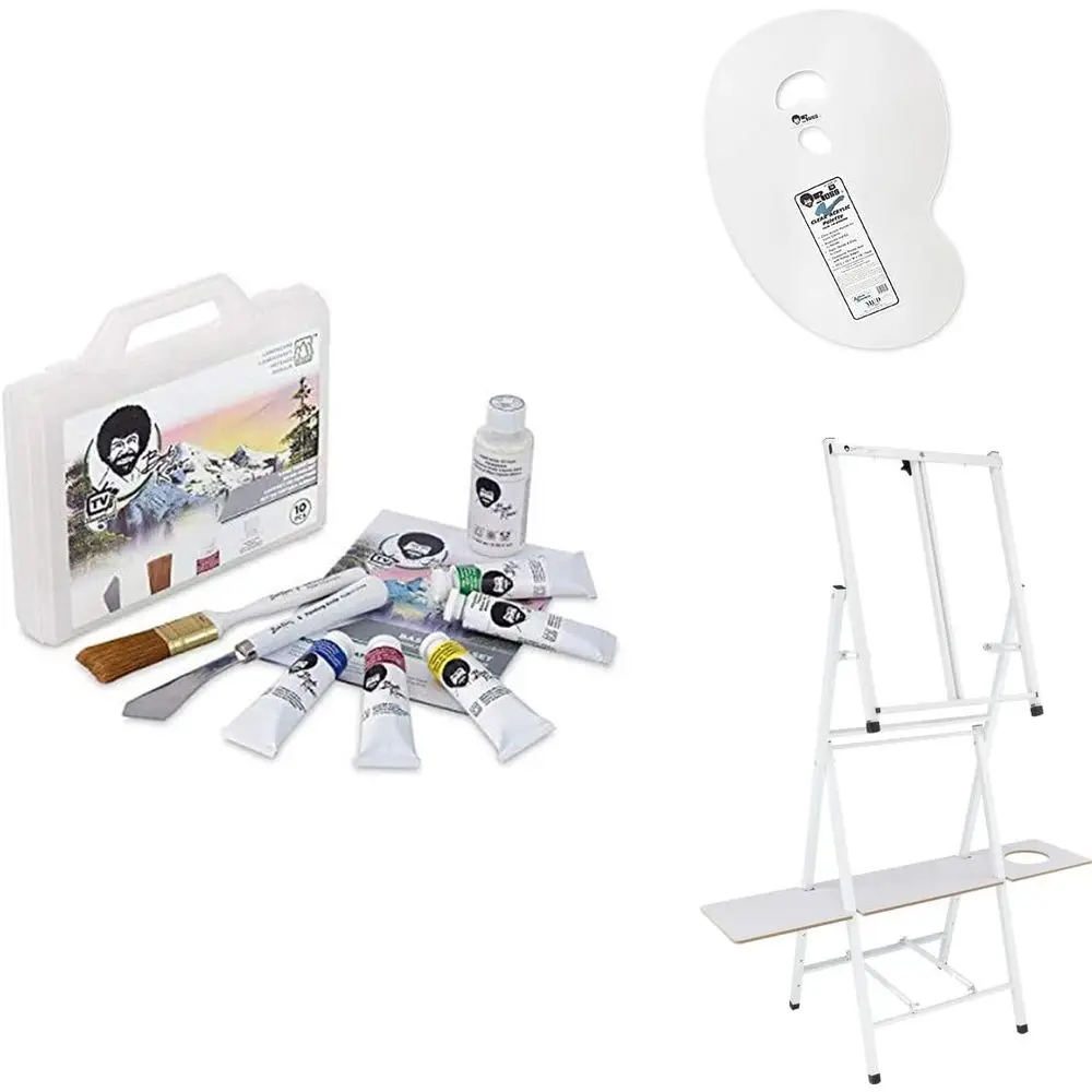 10-Piece Artist Paint Set with Storage Case and Studio Easel, Clear Palette Bundle
10-Piece Artist Paint Set with Storage Case and Studio Easel, Clear Palette Bundle