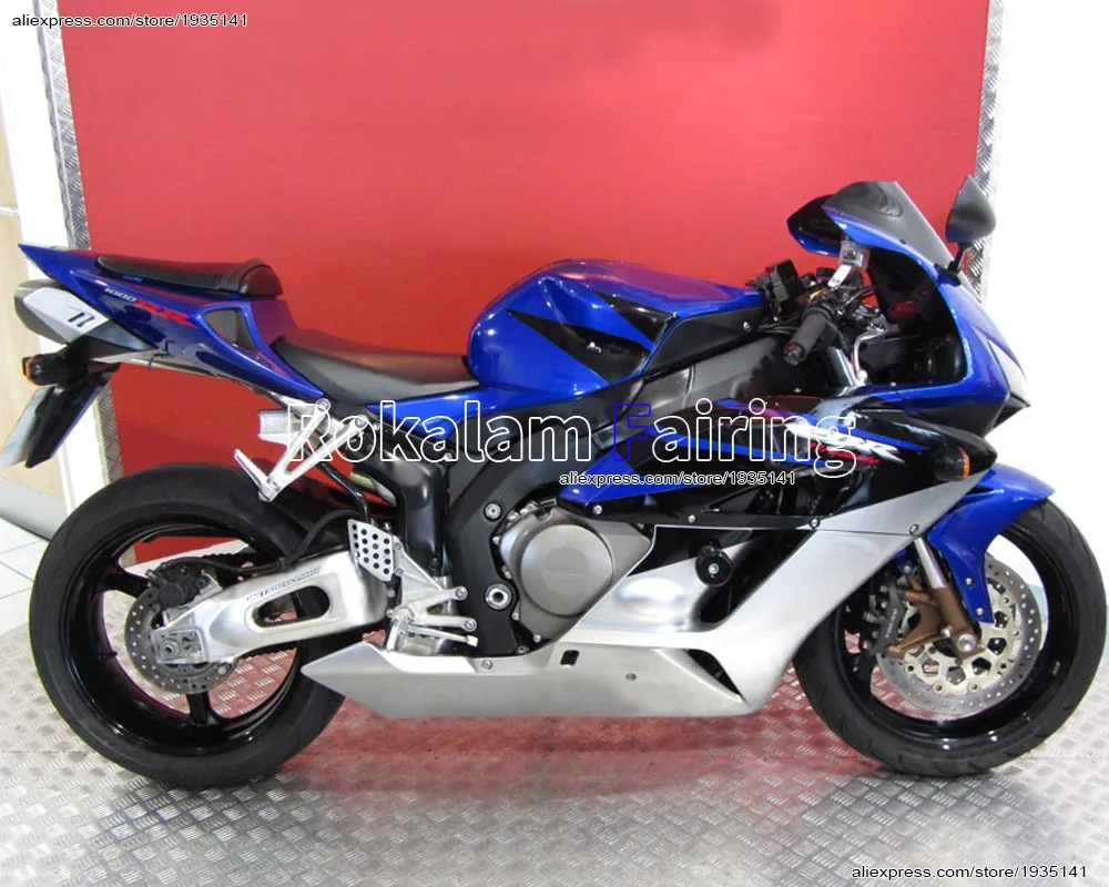 For Honda CBR1000RR 2004-2005 CBR 1000 RR 04-05 Blue Black Silver Aftermarket Motorcycle Fairing (Injection molding)
For Honda CBR1000RR 2004-2005 CBR 1000 RR 04-05 Blue Black Silver Aftermarket Motorcycle Fairing (Injection molding)