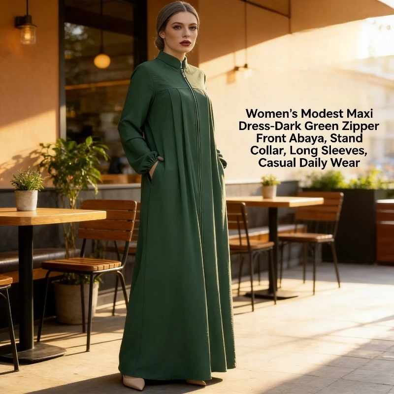 2026 Новая мусульманская женская одежда, ближневосточный арабский стиль, воротник-стойка, кардиган на молнии, элегантное свободное платье
2026 Новая мусульманская женская одежда, ближневосточный арабский стиль, воротник-стойка, кардиган на молнии, элегантное свободное платье