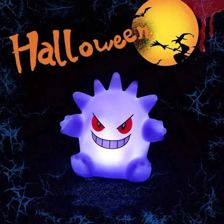10pcs Pokemon Figures Night Light Gengar Model Bedside Lamp Demon Doll Creative Collection Glowing Toys Halloween Kids Gag Gifts
10pcs Pokemon Figures Night Light Gengar Model Bedside Lamp Demon Doll Creative Collection Glowing Toys Halloween Kids Gag Gifts