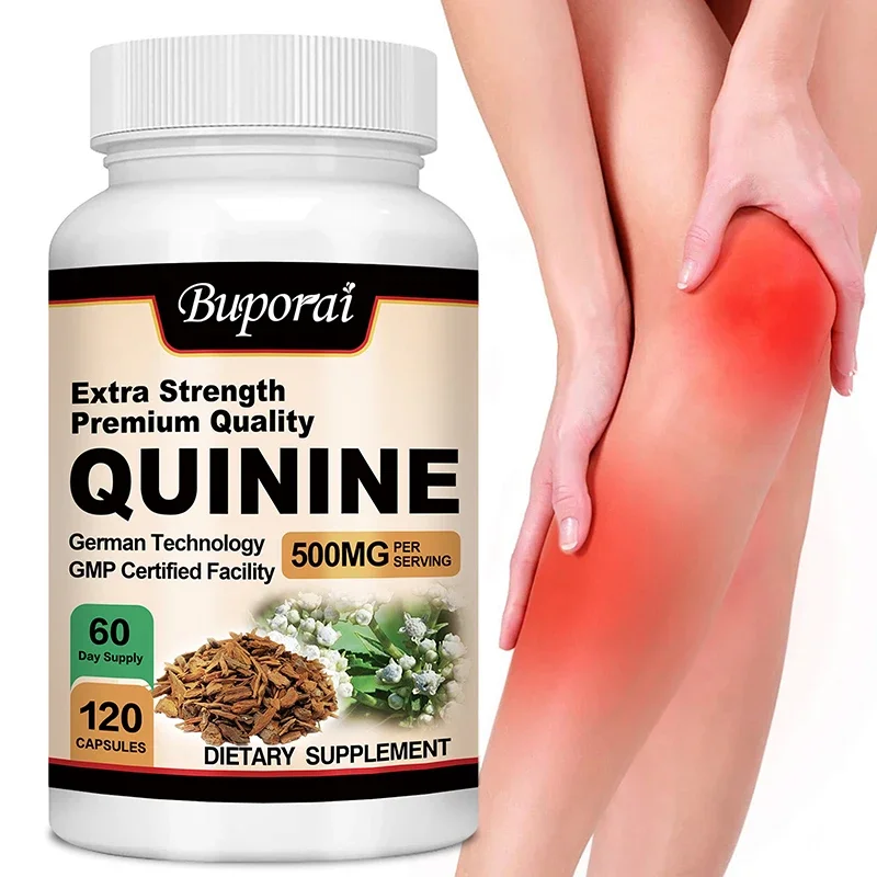 Quinine Capsules - Relieves Leg Cramps, Muscle Health, Boosts Immunity, Overall Digestive Health
Quinine Capsules - Relieves Leg Cramps, Muscle Health, Boosts Immunity, Overall Digestive Health