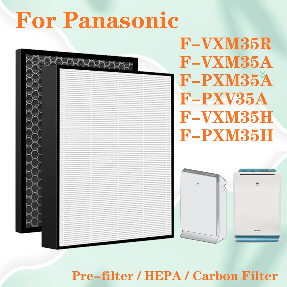 For Panasonic Air Purifier F-VXM35R F-VXM35A F-PXM35A F-PXV35A F-VXM35H F-PXM35H Replacement HEPA and Deodorizing Carbon Filter
For Panasonic Air Purifier F-VXM35R F-VXM35A F-PXM35A F-PXV35A F-VXM35H F-PXM35H Replacement HEPA and Deodorizing Carbon Filter
