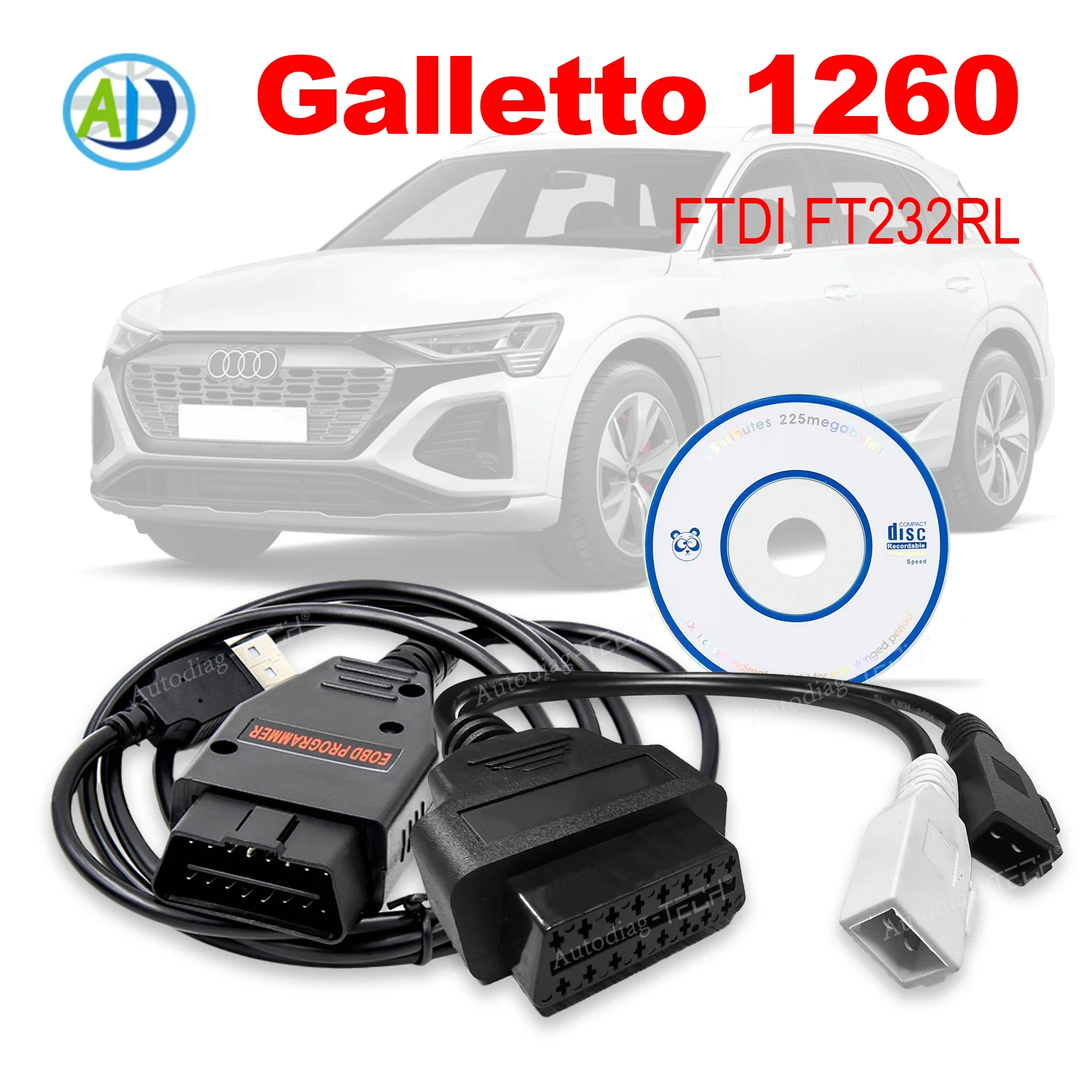 ECU Flasher Programmer Tool for Galletto 1260 Tuning FTDI FT232RL Multi-Language Auto OBD2 EOBD ECU Read Write Scanner Cables
ECU Flasher Programmer Tool for Galletto 1260 Tuning FTDI FT232RL Multi-Language Auto OBD2 EOBD ECU Read Write Scanner Cables