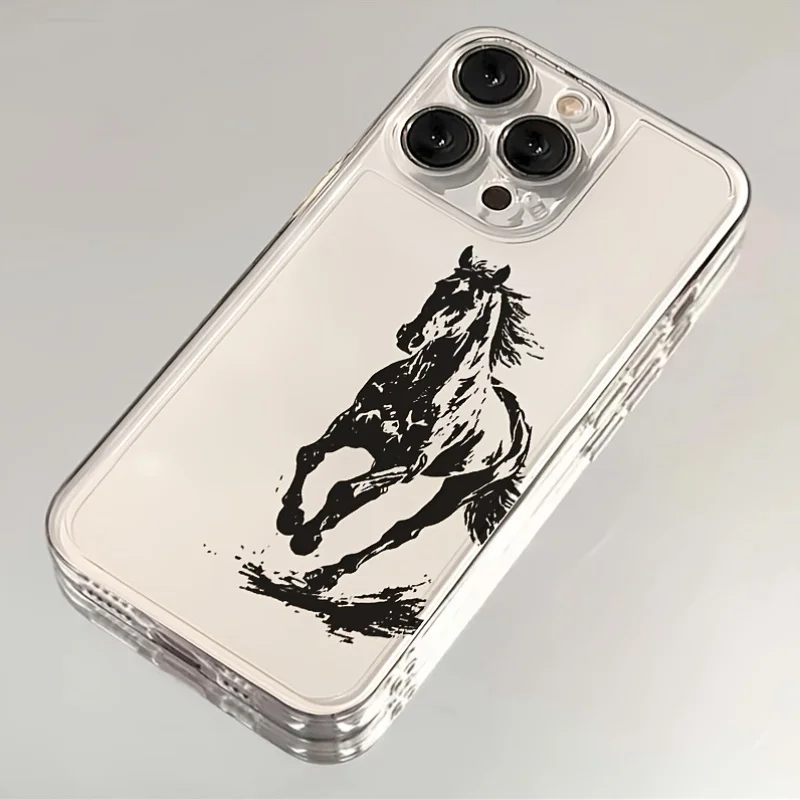 Galloping horse pattern phone case for iPhone 17 16 15 14 13 12 11 Pro/ Max/Plus shock-proof rear cover anti-fingerprint
Galloping horse pattern phone case for iPhone 17 16 15 14 13 12 11 Pro/ Max/Plus shock-proof rear cover anti-fingerprint