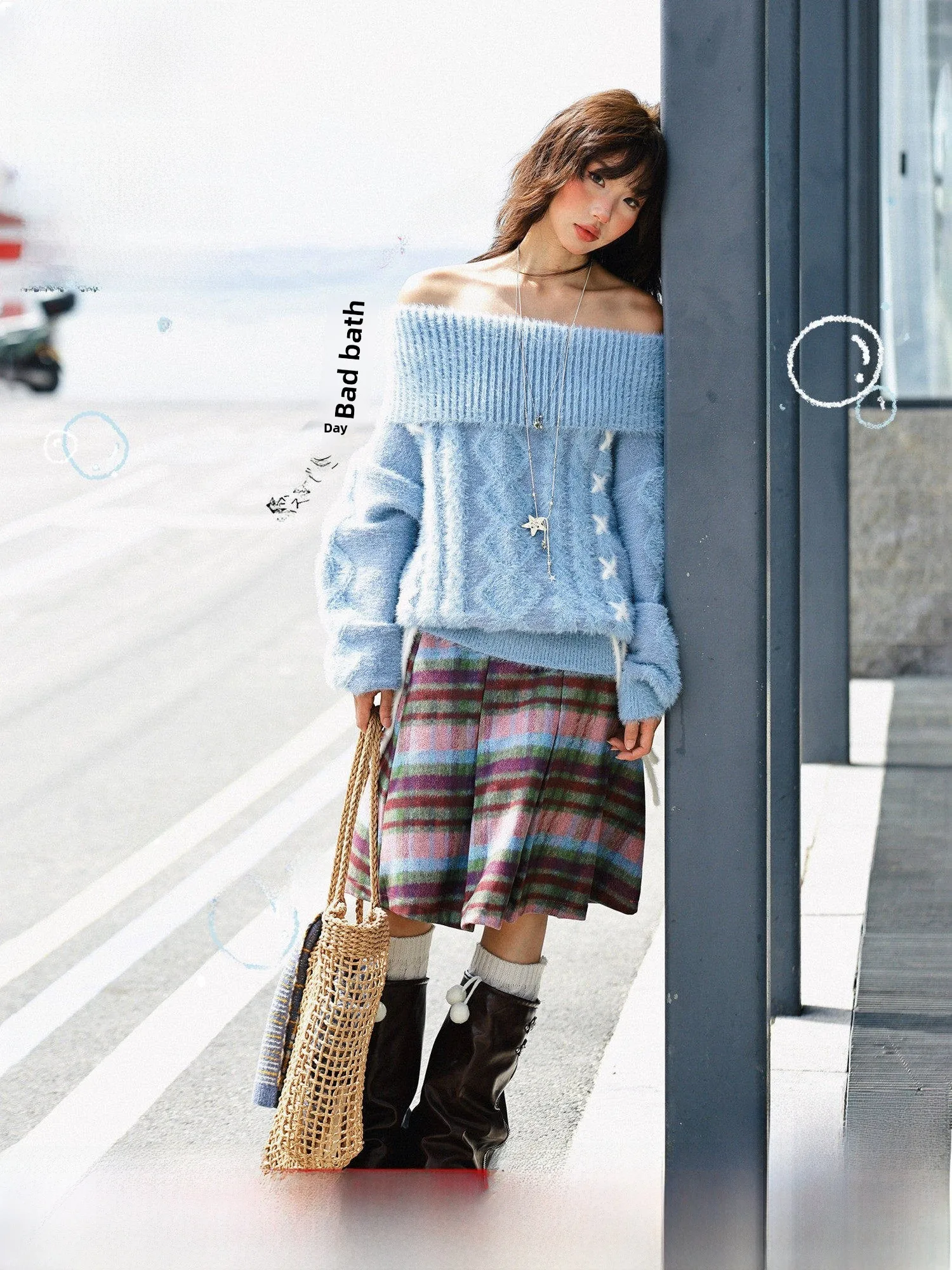 Young Stage Original American Sle Spicy Girl Aosphere Knitwear Women's Winter High-End Lazy One-oulder Top
Young Stage Original American Sle Spicy Girl Aosphere Knitwear Women's Winter High-End Lazy One-oulder Top