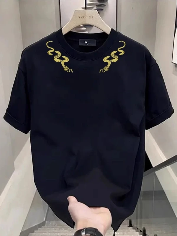 plus Size 300 Pou Trendy ort Sve Cotton T-irt Men's Summer New Sle Versatile Modern Faion Urban Breathable roun...
plus Size 300 Pou Trendy ort Sve Cotton T-irt Men's Summer New Sle Versatile Modern Faion Urban Breathable roun...
