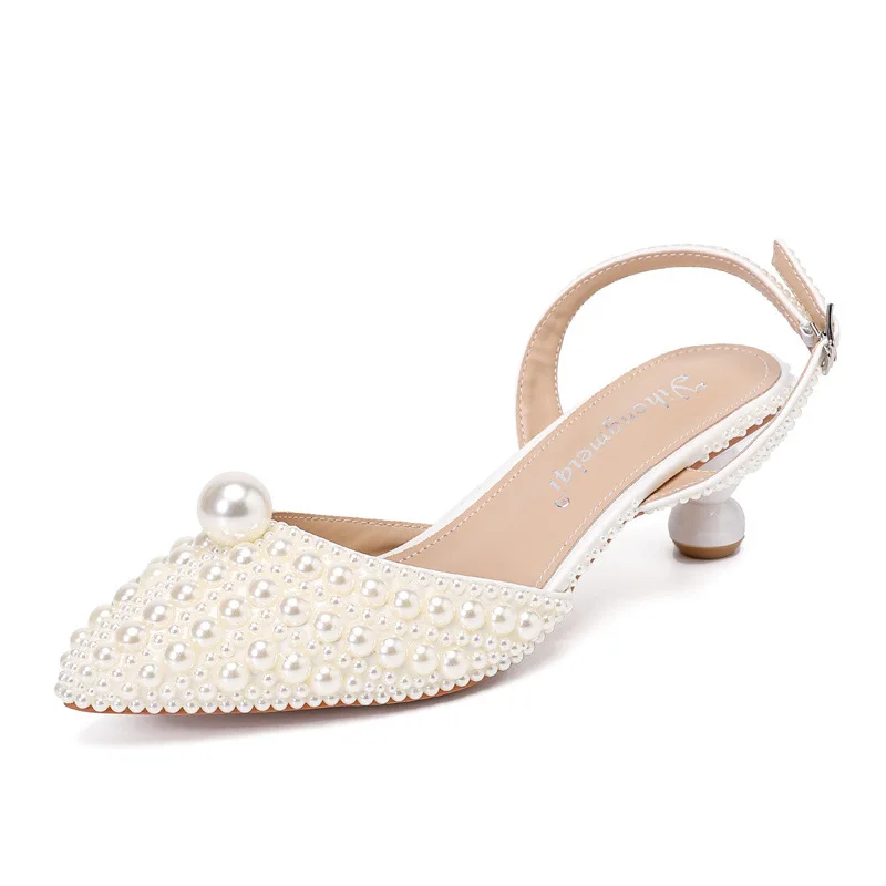 2024 Autumn New Shaped Heels High Heels Slim Heels Shallow Mouth Water Diamond Pearl Women's Single Shoes
2024 Autumn New Shaped Heels High Heels Slim Heels Shallow Mouth Water Diamond Pearl Women's Single Shoes