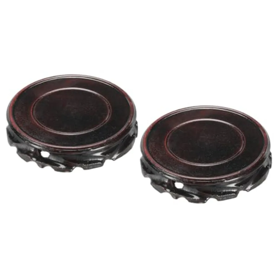 Wooden Display Stand Base Stand Holders 110mm/4.33 inch Diameter Black for Vase Bonsai Stone Furniture Stable Home Decoration P
Wooden Display Stand Base Stand Holders 110mm/4.33 inch Diameter Black for Vase Bonsai Stone Furniture Stable Home Decoration P
