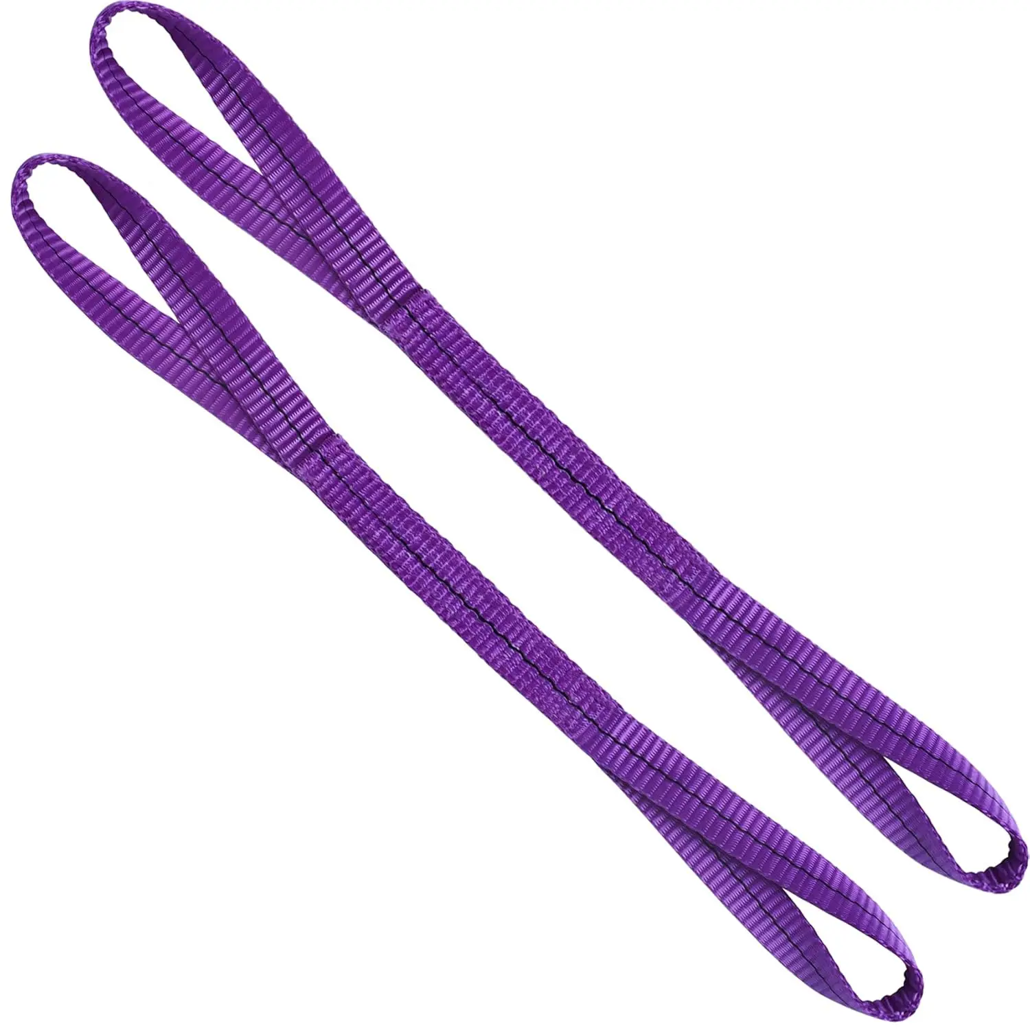 Heavy Duty Lifting Straps, 1" x 2' 2-Ply Polyester Flat Eye Slings for Hoist, 3200 lb Capacity 2 Pack
Heavy Duty Lifting Straps, 1" x 2' 2-Ply Polyester Flat Eye Slings for Hoist, 3200 lb Capacity 2 Pack