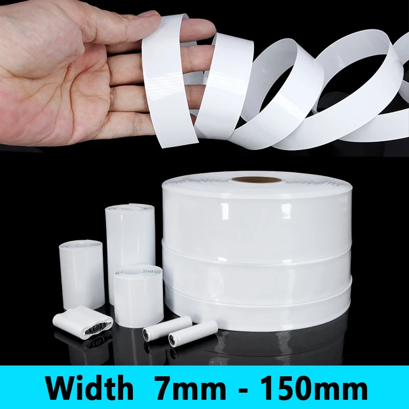 1M -20M White PVC Heat Shrink Tube 7mm ~ 150mm 18650 Battery Packs Insulated Cable Sleeve Lithium Film Case Battery Wraps
1M -20M White PVC Heat Shrink Tube 7mm ~ 150mm 18650 Battery Packs Insulated Cable Sleeve Lithium Film Case Battery Wraps