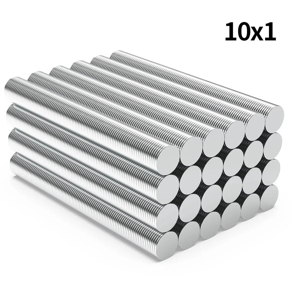 10x1mm Powerful Neodymium Magnet Round Super Strong Magnets N35 NdfeB Permanent Magnetic imanes Refrigerator Magnet
10x1mm Powerful Neodymium Magnet Round Super Strong Magnets N35 NdfeB Permanent Magnetic imanes Refrigerator Magnet