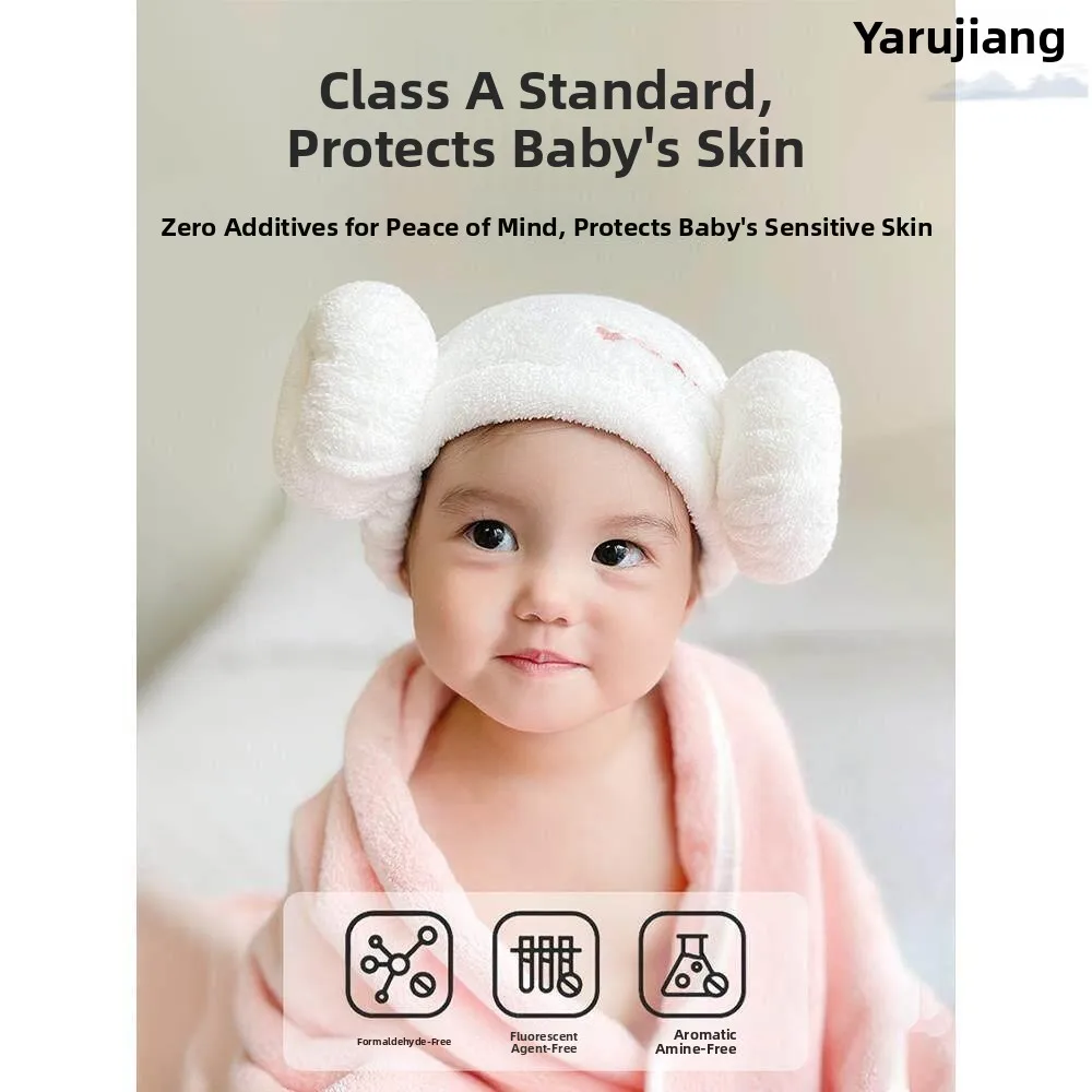 Baby Dry Hair Cap Absorbent Quick Dry Sheep Horn Shaped Bath Hat for Infants And Toddlers Child Washing Hair Essential Tool
Baby Dry Hair Cap Absorbent Quick Dry Sheep Horn Shaped Bath Hat for Infants And Toddlers Child Washing Hair Essential Tool