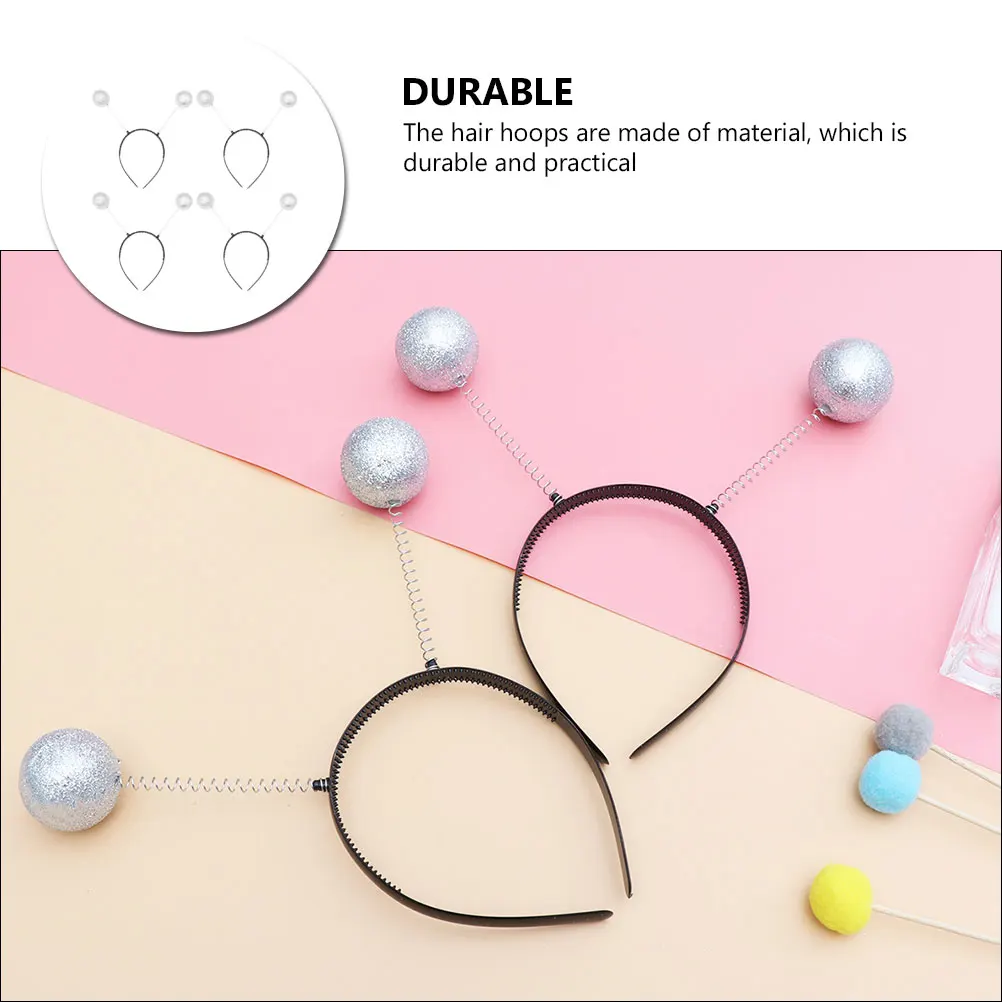 Foam Ball Hair Hoops Creative Headdresses Funny Hairbands Delicate Decor Accessories for Festival Party Carnival Costume
Foam Ball Hair Hoops Creative Headdresses Funny Hairbands Delicate Decor Accessories for Festival Party Carnival Costume