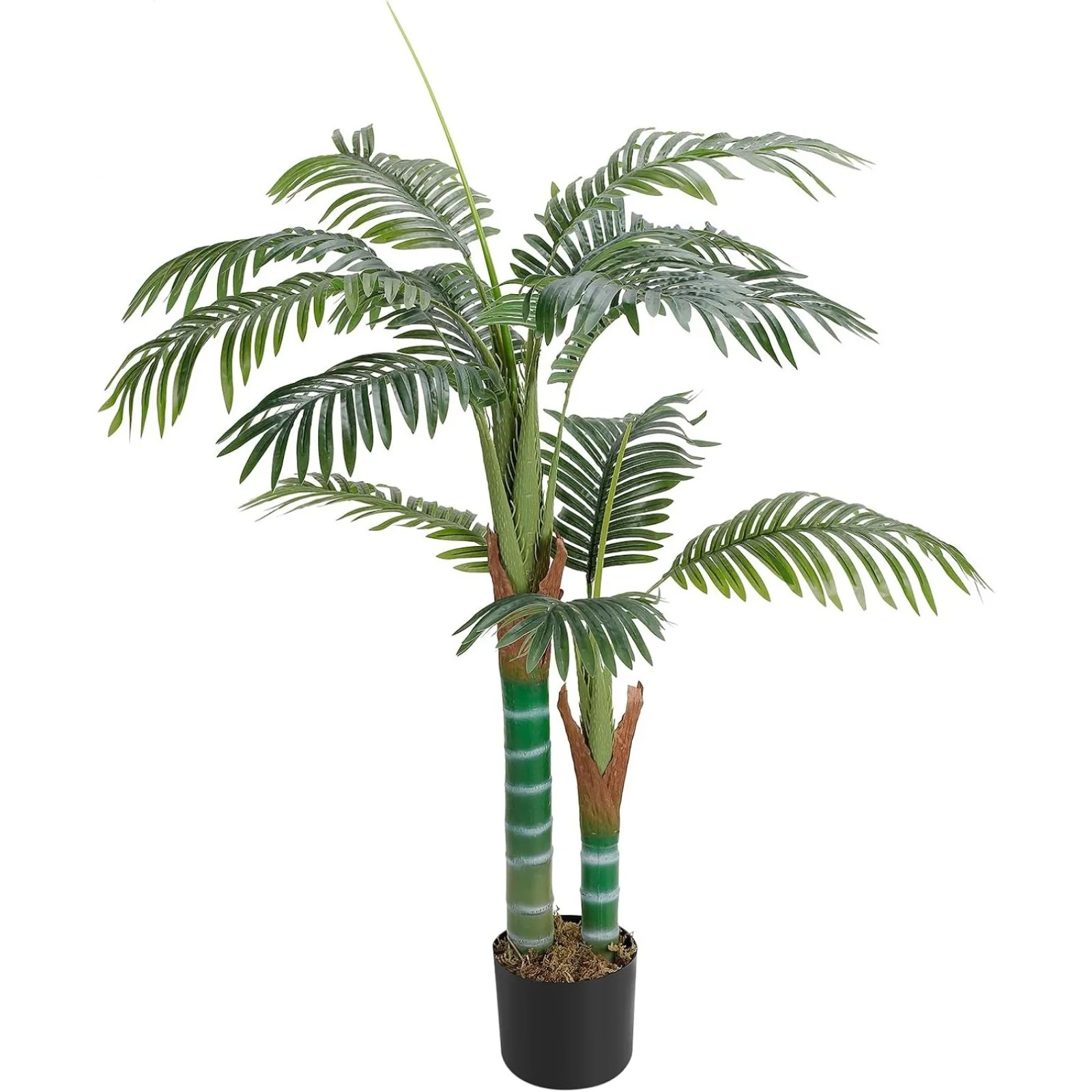 47 Inch Artificial palm tree, Artificial Plants, Decorative Potted Plants with Realistic Leaves & Bamboo-Like Trunk, Base for Indoor Outdoor Home Office Balcony Decor – Low Maintenance Faux Tropical Plant, All-Season, Housewarming Gifts HomeRelax
47 Inch Artificial palm tree, Artificial Plants, Decorative Potted Plants with Realistic Leaves & Bamboo-Like Trunk, Base for Indoor Outdoor Home Office Balcony Decor – Low Maintenance Faux Tropical Plant, All-Season, Housewarming Gifts HomeRelax