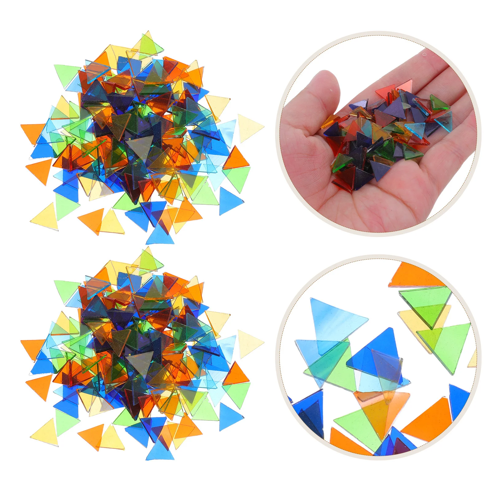 764Pcs Glass Mosaics for Crafts Triangle Shaped Tiles DIY Wall Decor Bathroom Kitchen Backsplash Decorative Tile Pieces Artistic
764Pcs Glass Mosaics for Crafts Triangle Shaped Tiles DIY Wall Decor Bathroom Kitchen Backsplash Decorative Tile Pieces Artistic