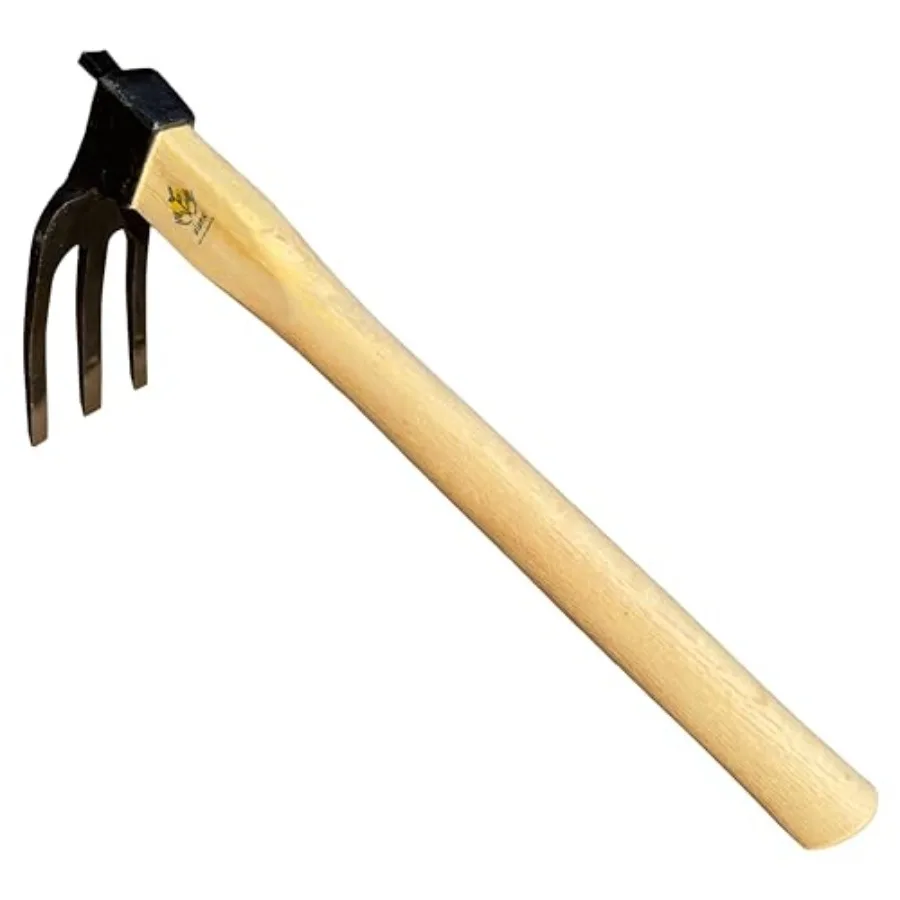 14 inch Japanese Hand Tiller/Rake for Garden 3-tines Cultivator Without Welding Oak Handle for Digging Soil Preparation Choppin
14 inch Japanese Hand Tiller/Rake for Garden 3-tines Cultivator Without Welding Oak Handle for Digging Soil Preparation Choppin