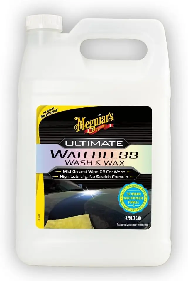Waterless Car Wash & Wax Spray, 2-in-1 Cleaner and Protection for Quick, Easy Detailing, Scratch-Free Shine, 1 Gallon (128 Oz)
Waterless Car Wash & Wax Spray, 2-in-1 Cleaner and Protection for Quick, Easy Detailing, Scratch-Free Shine, 1 Gallon (128 Oz)