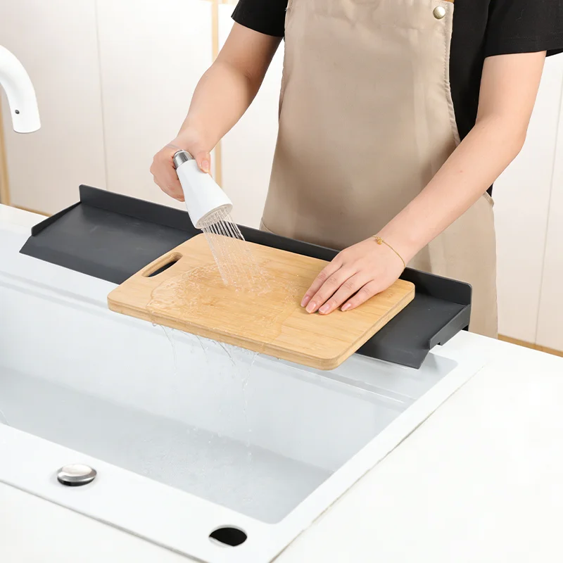 60cm Silicone Kitchen Sink Splash Guard, Anti-Splash Baffle for Kitchen Sink and Bathroom Countertop
60cm Silicone Kitchen Sink Splash Guard, Anti-Splash Baffle for Kitchen Sink and Bathroom Countertop