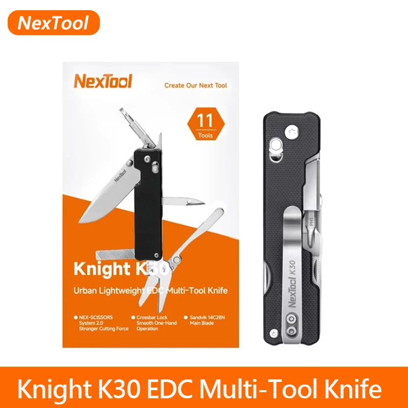 Nextool 11 In 1 K30 Pocket Knife Multitool Knight EDC Knife Outdoor Folding Knife Mini Portable Folding Scissors File Hand Tools
Nextool 11 In 1 K30 Pocket Knife Multitool Knight EDC Knife Outdoor Folding Knife Mini Portable Folding Scissors File Hand Tools