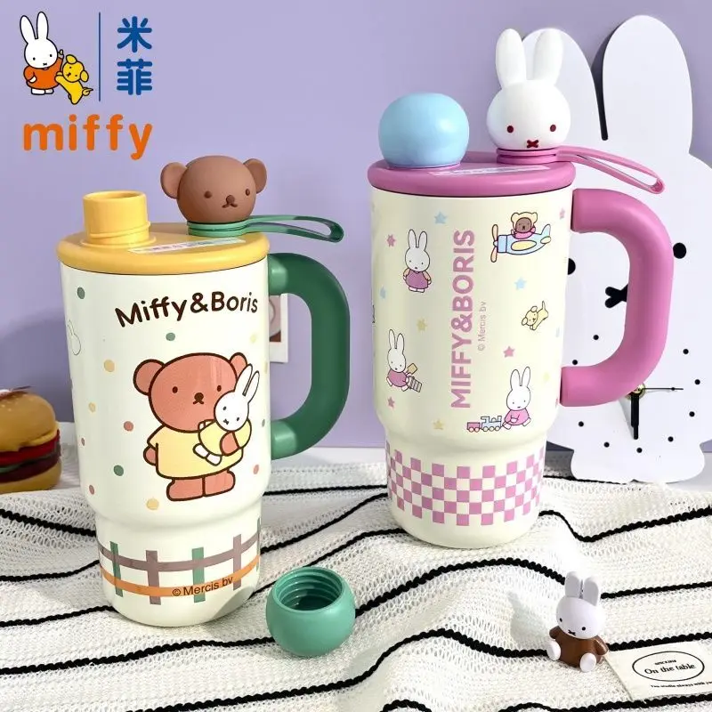 Anime Miffy Thermal Insulation Bottle Stainless Steel Liner High-capacity Gao Yan Value Girl Student Straw Cartoon Cup Lovely
Anime Miffy Thermal Insulation Bottle Stainless Steel Liner High-capacity Gao Yan Value Girl Student Straw Cartoon Cup Lovely