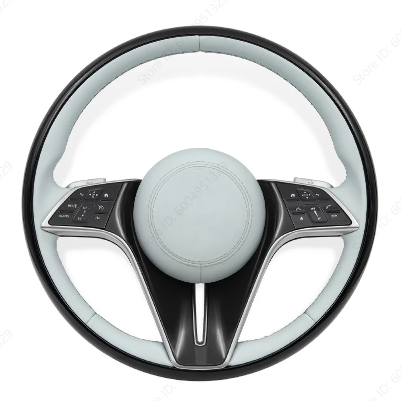Black Wood And Light Blue Leather Steering Wheel For W222 W213 W205 W167 W463A X253 X167 C257 AMG GT Series
Black Wood And Light Blue Leather Steering Wheel For W222 W213 W205 W167 W463A X253 X167 C257 AMG GT Series