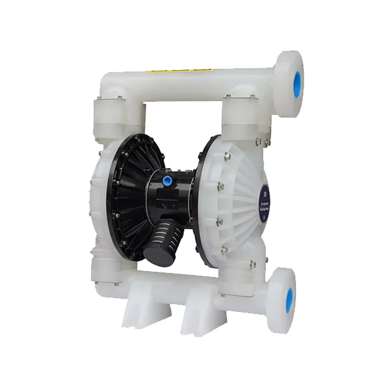 Pneumatic diaphragm pump KES50 series engineering plastic fluid transport pump large flow wear-resistant sewage pump
Pneumatic diaphragm pump KES50 series engineering plastic fluid transport pump large flow wear-resistant sewage pump