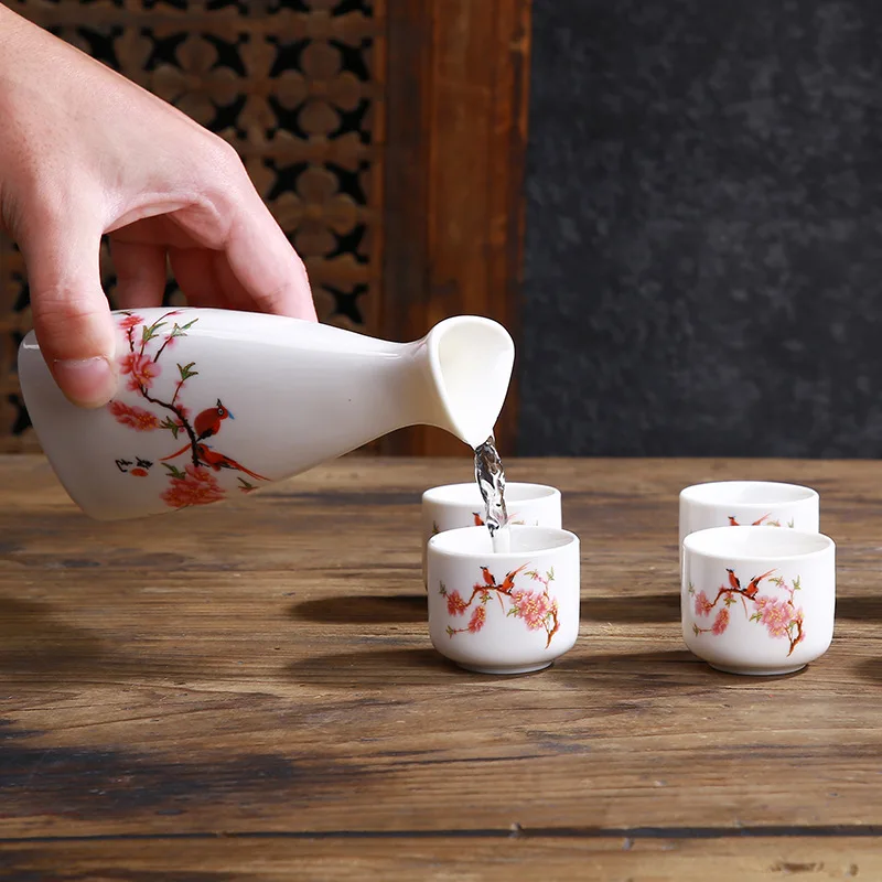 Handmade White Porcelain Glaze Color Japanese Style Wine Set Separator Glass Zen Tea Jug Use For Bar & Home
Handmade White Porcelain Glaze Color Japanese Style Wine Set Separator Glass Zen Tea Jug Use For Bar & Home