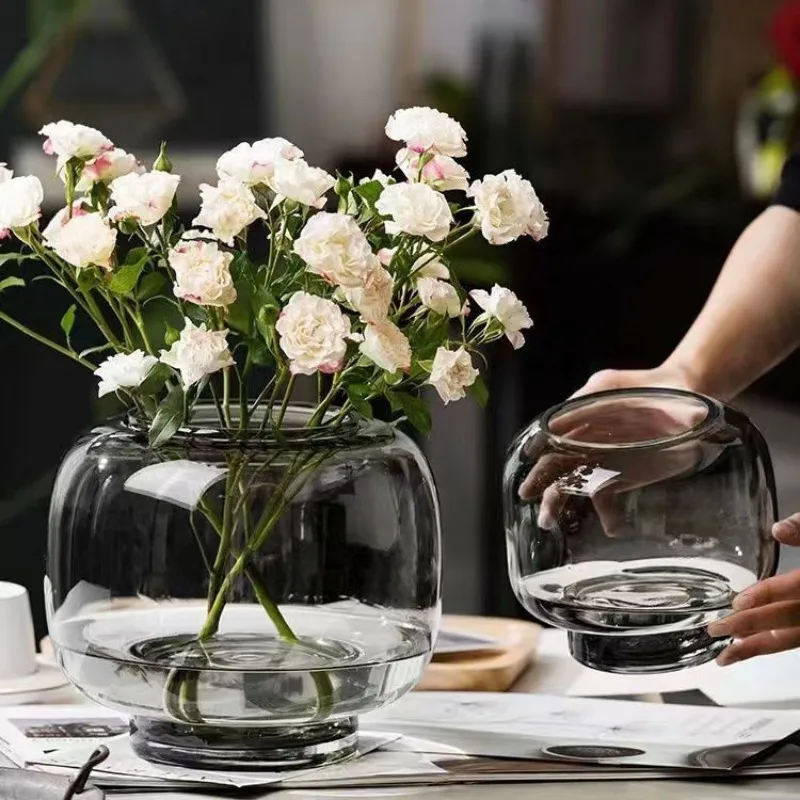Light Luxury Big Belly Vase with Fish Bowl Transparent Glass Hydroponic Plant Container Home Living Room Desktop Decoration
Light Luxury Big Belly Vase with Fish Bowl Transparent Glass Hydroponic Plant Container Home Living Room Desktop Decoration