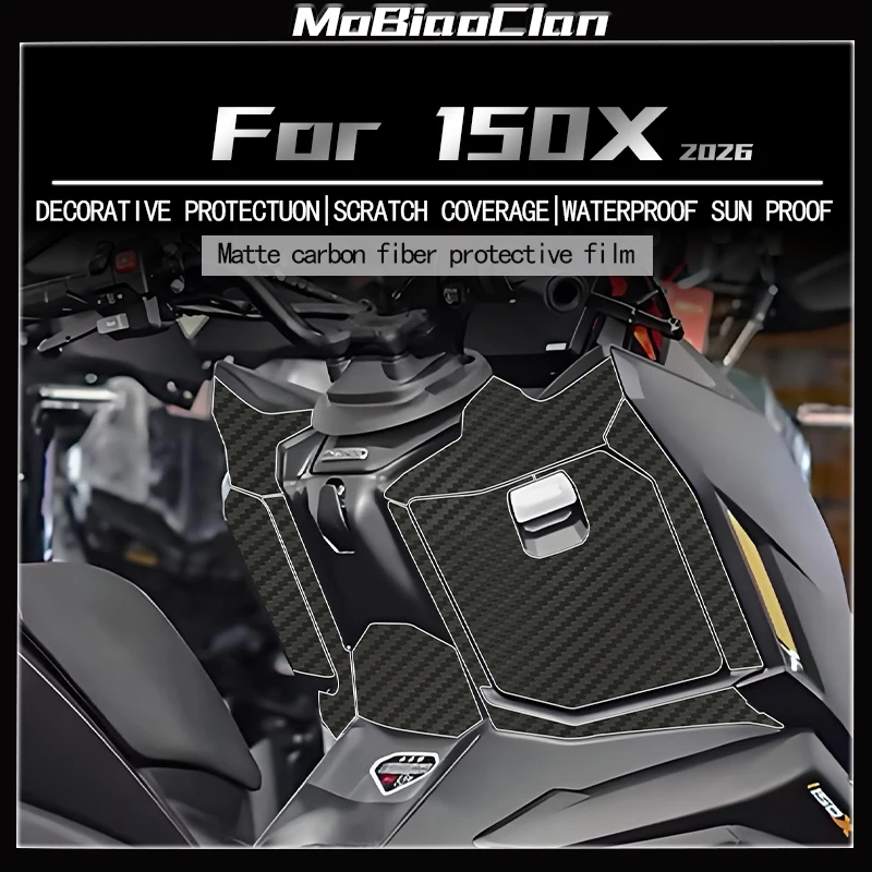 For ZONTES 150X 150x 2026 3D Carbon fiber fuel tank sticker body film protection sticker modified accessories
For ZONTES 150X 150x 2026 3D Carbon fiber fuel tank sticker body film protection sticker modified accessories